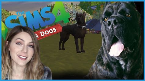 Creating My Dog In The Sims 4 Cane Corso Love Sims 4 Cats And Dogs