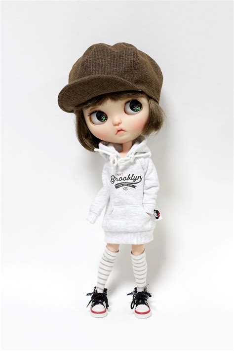 Blythe Pullip Doll Clothes Brooklyn Hoodie Sweatshirt Etsy