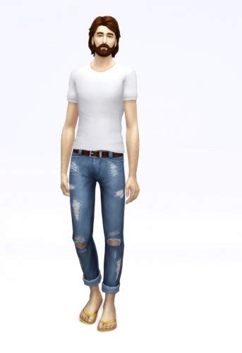 Cropped Roll Up Jeans M 18 Colors At Rusty Nail Sims 4 Updates