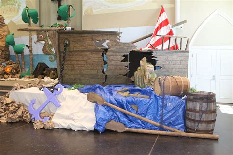 Shipwrecked Vbs Stage Ship Vbs Camping Decor Vacation Bible School