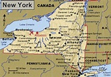 Map of New York State - Where in the World is New York?