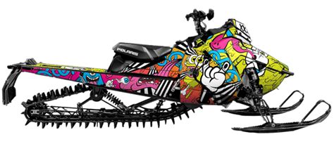 morphs polaris axys pro rmk sks snowmobile wrap motowrap decals