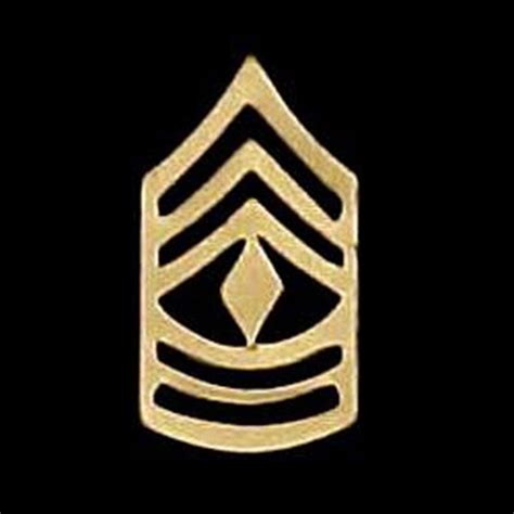 Army 1sg Non Subdued Pin On Rank Non Subdued Pin On Rank Military
