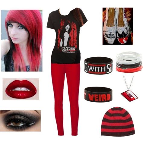 Emo Outfit 2 3 By Teresa Warhell On Polyvore Scene Outfits Scene