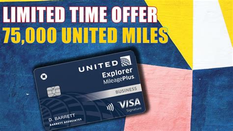 United airlines credit card perks include added benefits on basic economy fares, increased access to saver. United Explorer Business Credit Card - Limited Offer - YouTube