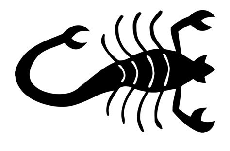 Scorpion Silhouette Computer Icons Pincer Venom Black Scorpion Clip