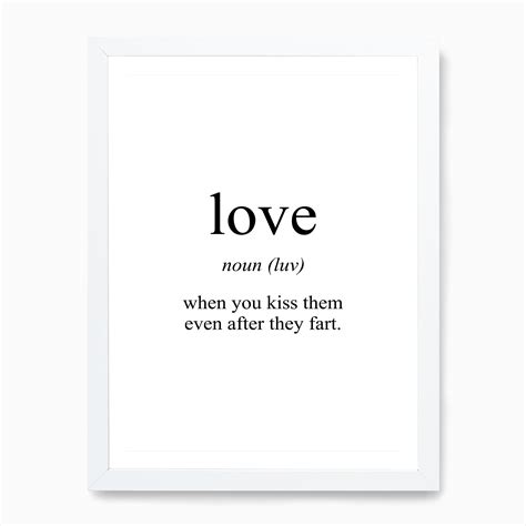 Love Meaning Print Art Print Free Shipping Fy
