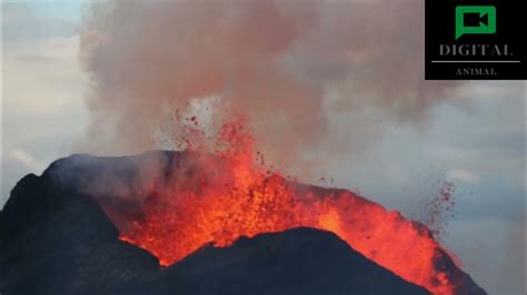 Full Iceland Geldingadalur Volcano Eruption The Natthagi Valley