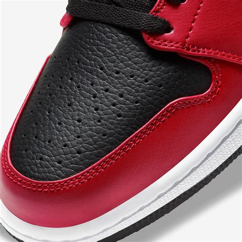 Air Jordan 1 Low Black Red 553558 605 Release Info