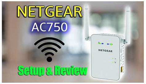 NETGEAR AC750 WiFi Range Extender | Setup & Review - YouTube
