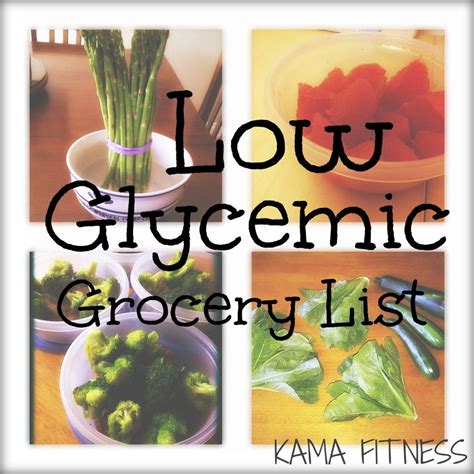 Low Glycemic Grocery Shopping List Healthy Foods Easy Shopping List