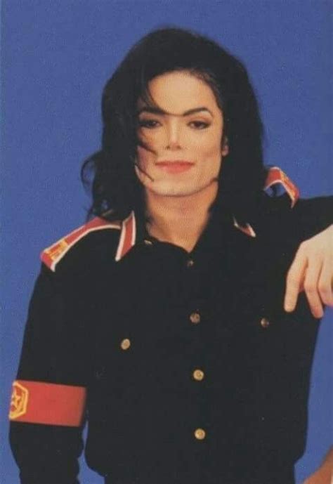 Michael Jackson In Uniform Pointing At The Camera With His Right Hand