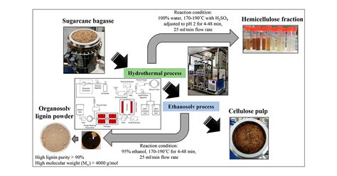 Two Stage Fractionation Of Sugarcane Bagasse By A Flow Through