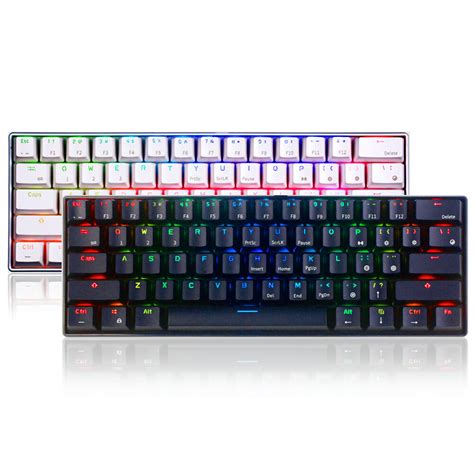 Royal Kludge Rk61 Mechanical Keyboard Bluetooth Wired Dual Mode 60