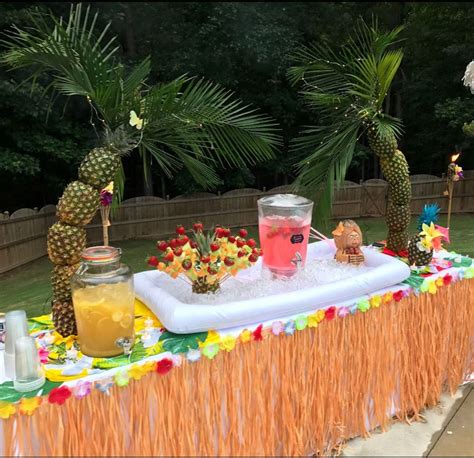 Hawaiian Birthday Party Theme Luau Hawaiian Party Ideas For A Grown