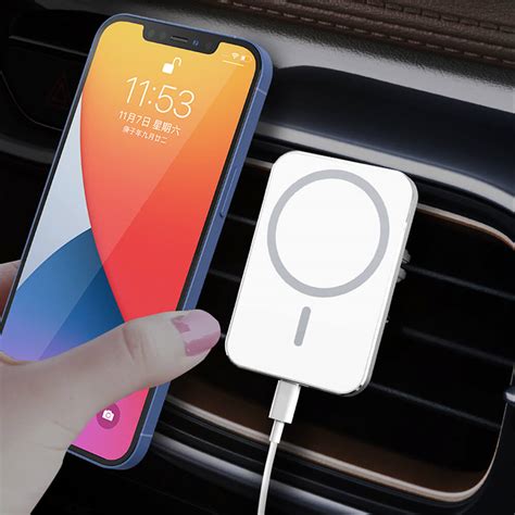 Magnetic Wireless Car Charger For Iphone 12 Mini Pro Max