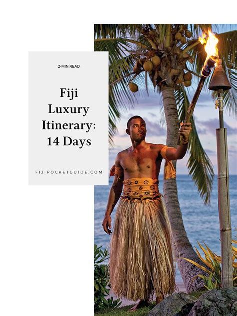 14 Day Luxury Itinerary For Fiji This Is It The Ultimate Luxury Fiji
