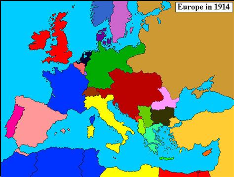Map Of Europe Before And After World War 1 Map