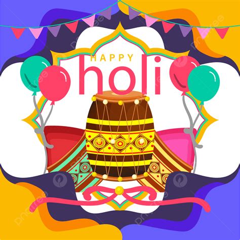 Happy Holi Festival Vector Design Images Happy Holi Festival India