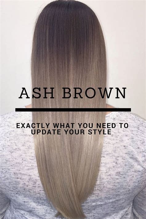 Cool long layered ash brown hair is a fresh and modern idea with plenty of texture. Hair Color 2017/ 2018 - Ash brown hair colors, with their ...