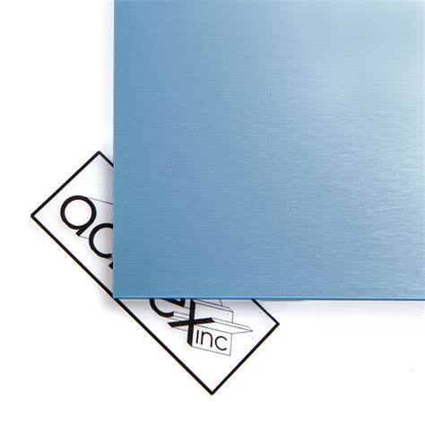 Acriglas® Brushed Cool Blue Acrylic Sheet Acrilex