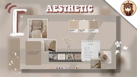 How To Make Your Desktop Look Aesthetic And Clean 🍂☕ Without Slowing It