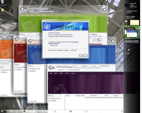 Windows Longhorn Resurrected And Available For Download Gambaran
