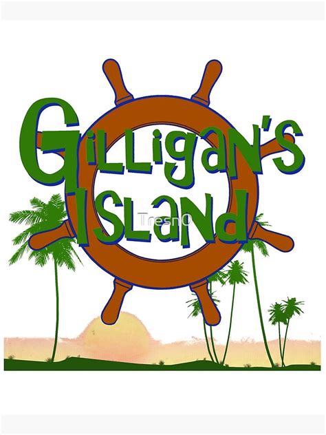 Gilligans Island American Classic Sitcom Tv Series Mounted Print By