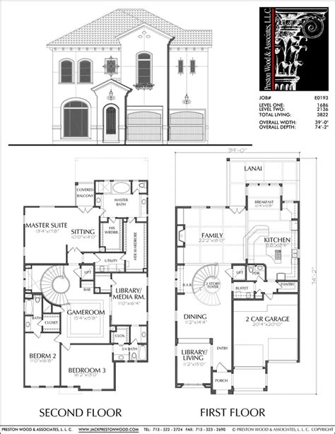 2 Story House Design With Floor Plan Floorplansclick