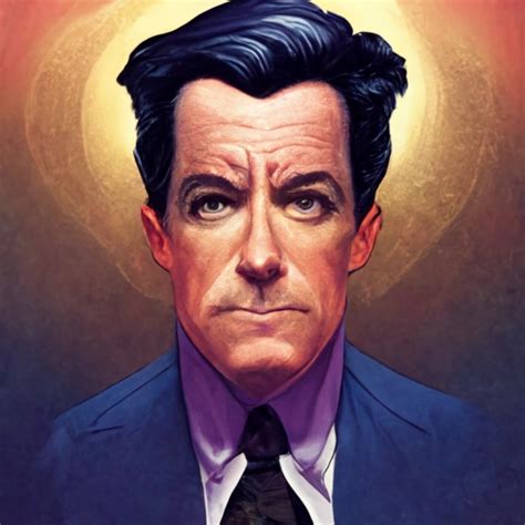 Marvel Comic Art Stephen Colbert Golden Age Midjourney