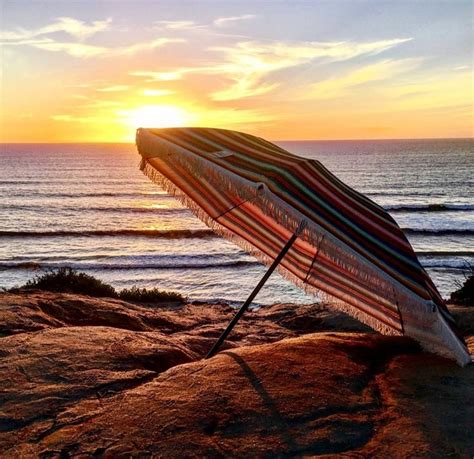 Beachbrella Posted To Instagram Just Sharing The Warm Sunset With The