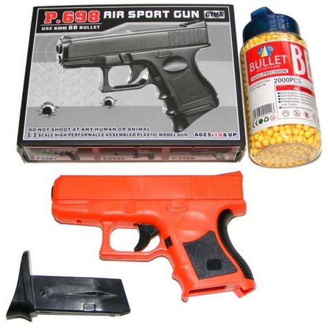 Cyma P Spring Powered Plastic Bb Gun Pistol Pellets