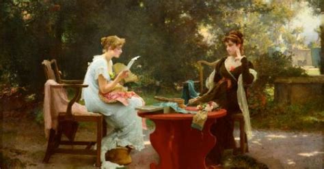 Marcus Stone Her First Love Letter Art Pinterest English First