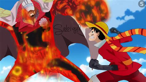 Luffy Vs Akainu By Kikisabiqul On Deviantart