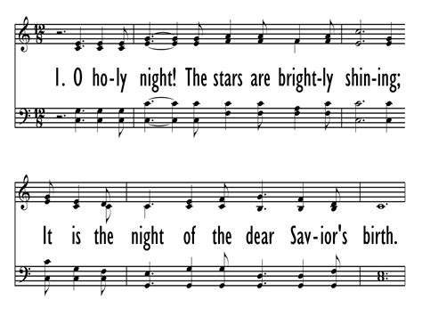 Printable O Holy Night Sheet Music Free Choir Sheet Music O Holy