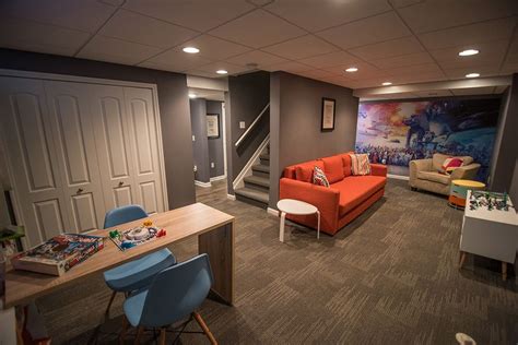 Plymouth Mi Finished Basement For The Kids Basements Plus