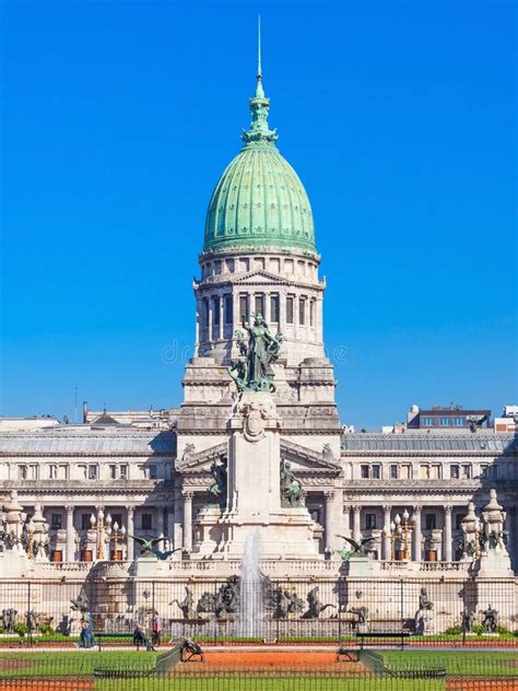 Palacio De Buenos Aires Del Congreso Nacional Argentino Imagen De