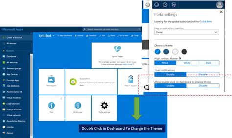 Azure Portal How To Change The Theme Lotus Rb