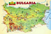 Large tourist map of Bulgaria. Bulgaria large tourist map | Vidiani.com ...