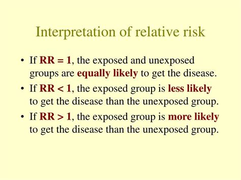 PPT Relative Risk Increased Risk And Odds Ratios PowerPoint
