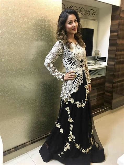 Beautiful And So Cute Hina Khan Designer Dresses Indian Sexy Mermaid