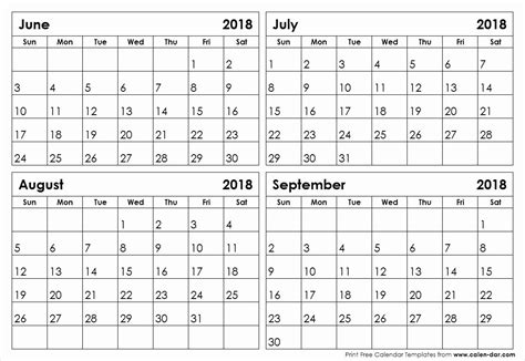 Blank Calendar 4 Months Template Calendar Design Vrogue Co