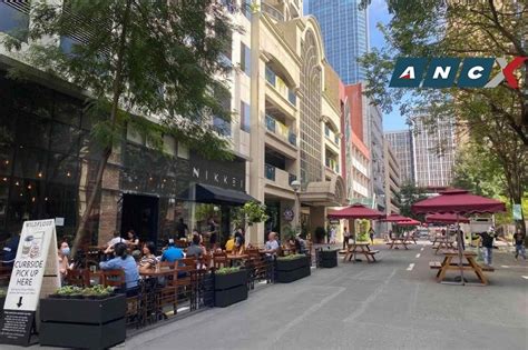 Look Makati Closes Rada Street For A Day Of Outdoor Dining Abs Cbn News