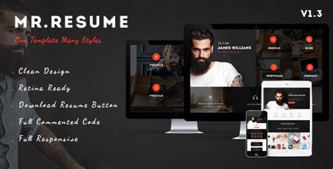 Let your past work bring life to your personal resume website and stand out from the crowd. 40 Best Resume PSD Website Templates