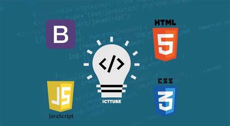 Html And Css And Javascript And Bootstrap Icttube