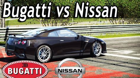 Nfs Shift 2 Bugatti Vs Nissan Gt R Tuned Drag Youtube