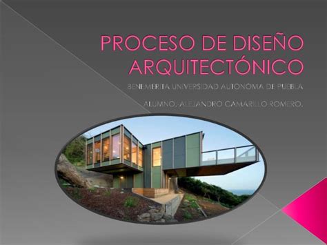 Proceso De Diseño Arquitectónico