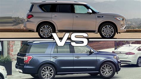 2019 Infiniti Qx80 Vs 2018 Ford Expedition Youtube