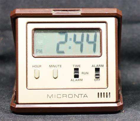 Vintage 70s Radio Shack Micronta Lcd Travel Alarm Clock Mod 63 707