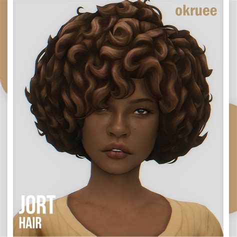 Jort Hair Okruee The Sims 4 Create A Sim Curseforge
